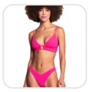 NWT Maaji Dragon Fruit Shine Long Line triangle bikini top